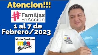 ✅ FAMILIAS en ACCIÓN ATENTOS a ESTA FECHA 1 al 7 de FEBRERO2023🙏 [upl. by Iaverne241]