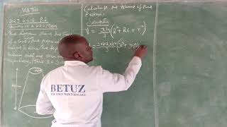 Volume of the Frustum of a Cone2023 GCE [upl. by Sakul]