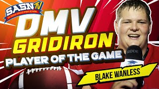 DMV Gridiron Interviews Spaldings Blake Wanless [upl. by Aisiram18]