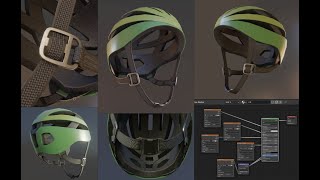 Bicycle Helmet Green LowPoly Version [upl. by Jonna]