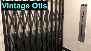 Vintage Otis Elevator with original manual gate [upl. by Bond]