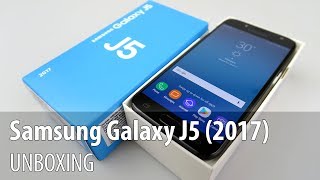 Samsung Galaxy J5 2017 Unboxing Midrange Affordable Samsung Phone [upl. by Ardie256]