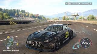 Destrozando Coches de Policia 🆚 quotMercedes AMG GTquot Need For Speed Unbound [upl. by Latashia]