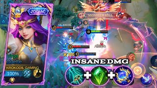 WTF BUILD ODETTE INSANE DAMAGE AND BRUTAL DAMAGE 2024  STRONG MLBB [upl. by Coppola]