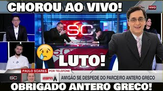 AMIGÃO CHORA AO VIVO AO FALAR DE ANTERO GRECO HOMENAGENS PARA ANTERO GRECO [upl. by Oca516]