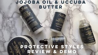 SHEA MOISTURE JOJOBA amp UCUUBA PROTECTIVE STYLES  PT 1 [upl. by Lucier79]