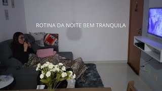 ROTINA NOTURNA MAIS LEVE  NOITE FRIA  TREINO  SÉRIE E DESCANSO morandosozinha [upl. by Vange522]