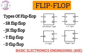 FLIP FLOP  FLIP FLOP DIGITAL ELECTRONICS  FLIP FLOP BASIC ELECTRONICS ENGINEERING  FLIP FLOP TYPE [upl. by Noived]