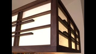 Awesome Japanese woodworking  Japanese construction lamp [upl. by Richelle]