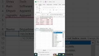 Advance Vlookup vlookup advancelevel excel excelformula exceltips letsdatify daretoexcel [upl. by Loziram]