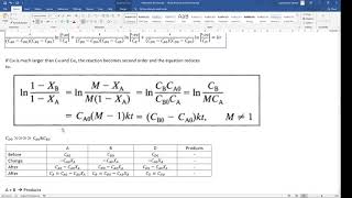 Irreversible TrimolecularType 3rdOrder Reactions Part 3 [upl. by Leanor]