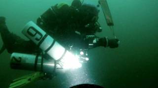 103m Trimix Dive Lake of Como 06 11 2011 [upl. by Berni]