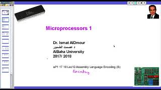 Microprocessors I Lec10 Assembly Language Encoding Bمحا10 ترميز اوامر الاسمبلي [upl. by Venn]