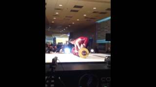 Adam Kosna 77kg  2014 Arnold Weightlifting Championships [upl. by Merrilee]