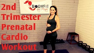 20 Minute 2nd Trimester Prenatal Cardio Workout but good for ALL Trimesters of Pregnancy [upl. by Webber251]