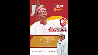 CELEBRATION OF A FULFILLED LIFE OF MR ABIODUN BADEJO ODENUGA [upl. by Nosral]