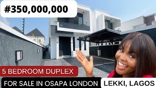 350000000 5 BEDROOM DUPLEX FOR SALE IN OSAPA LONDON LEKKILAGOS [upl. by Weinman]