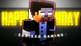 ZakieXDGaming Birthday Special Edit  Happy Birthday ZakieXD Gaming  Velocity Edit [upl. by Arual737]