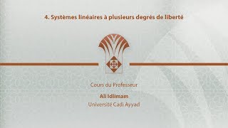 4 Systèmes linéaires forcés à deux degrés de liberté [upl. by Brownley927]