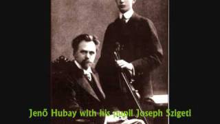 Joseph Szigeti Hubay The Zephyr [upl. by Evangelist]