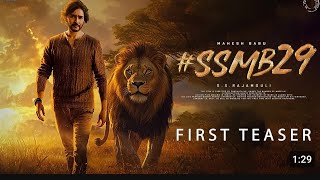 ssmb29 Hindi trailer Mahesh 2024 [upl. by Frissell]