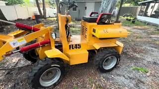 Mini Articulating Wheel Loader The FLAND FL45 Better than the mini skid steer or excavator [upl. by Anirtac]