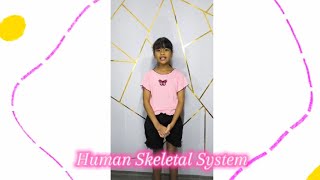 Performance Task in Science  Human Skeletal System  Shamira Amielle [upl. by Alokin]