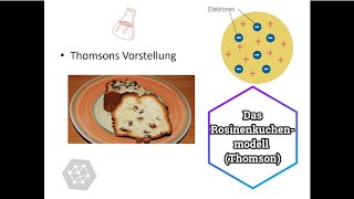 Das RosinenkuchenModell Das Atommodell von Thomsen [upl. by Cain]