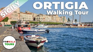 Ortigia Sicily Walking Tour  4K with Captions  Prowalk Tours [upl. by Hopkins]