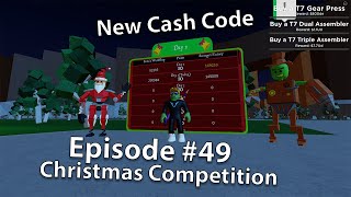 Roblox  Factory Simulator Playthrough  Episode 49  Santa vs Grinch Event Update  New Cash Code [upl. by Rahal]