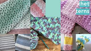 77 Free Chunky Crochet Blanket Patterns Super Bulky Bernat Blanket Yarn Projects Ideas [upl. by Airasor]