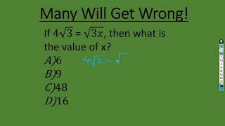 Radicals 1  Quick Math [upl. by Baggott]