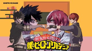 MhaSome of Class 1A react to Dabi Vs Shoto  Gacha Club  GCRV [upl. by Aliuqaj]