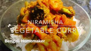 Vegetable CurryVegetable BhunaNiramisha [upl. by Androw484]