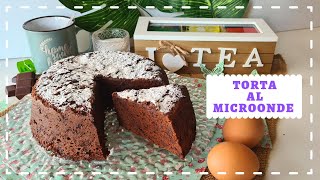 TORTA AL MICROONDE al cioccolato [upl. by Claus]