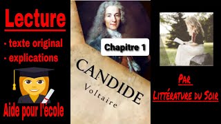 1 Candide de Voltaire  livre audio  aide pour lécole  chapitre 1 [upl. by Melvin]