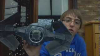 Star Wars vintage 1977 Darth Vader Tie Fighter review [upl. by Sinnard]