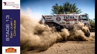 TATRA BUGGYRA RACING on DAKAR 2018  STAGE 13 [upl. by Nivrag516]