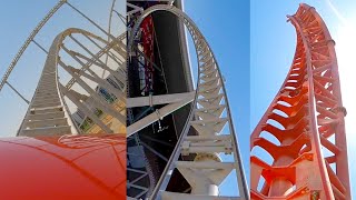 Every Roller Coaster At Ferrari World Abu Dhabi Including Worlds Fastest Roller Coaster 4K POVs [upl. by Enelrahc]