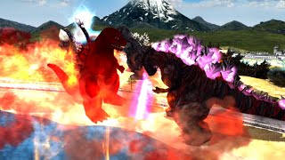 Godzilla Voxel wars vs Shin Godzilla 2016 Special ゴジラ ゴジバト スペースゴジラ Godzilla battle Line [upl. by Harbour]