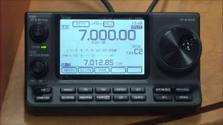 Icom IC7100 Base Station Operation [upl. by Ahsiket]