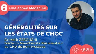 Généralités sur les États de Choc  Dr Malik ZEBOUCHI [upl. by Kemp]