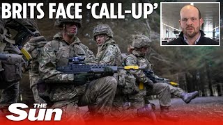 Brits face conscription if UK goes to war with Russia because military is too small [upl. by Yhtuv]