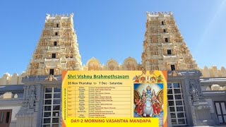 2024 Vishnu Brahmotsavam  Day 2 Evening [upl. by Eisus]