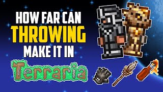 How Far Can Throwing Make it in Terraria  HappyDays [upl. by Ylatfen417]