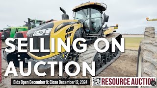 SELLING ON AUCTION  2019 Cat Challenger MT875E belted tractor [upl. by Oenire]