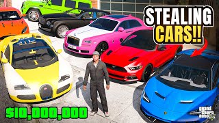 🔴TIME TO STEAL CARS WORTH 1 MILLION DOLLARS [upl. by Ahsem261]