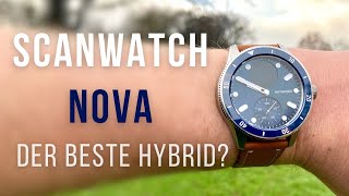 Withings ScanWatch Nova Review deutsch [upl. by Earahc]