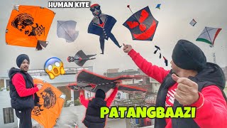 Patangbaazi amritsar Di 😱 Pipa Kite 🪁 Flying Kites 2024 [upl. by Jaynell22]