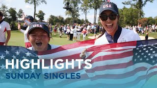 Sunday Singles Highlights  2024 Solheim Cup [upl. by Ricky300]